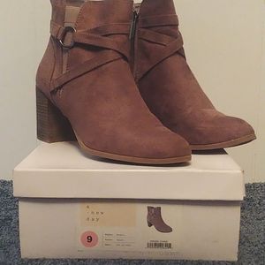 A New Day Naveia Taupe Ankle Boots